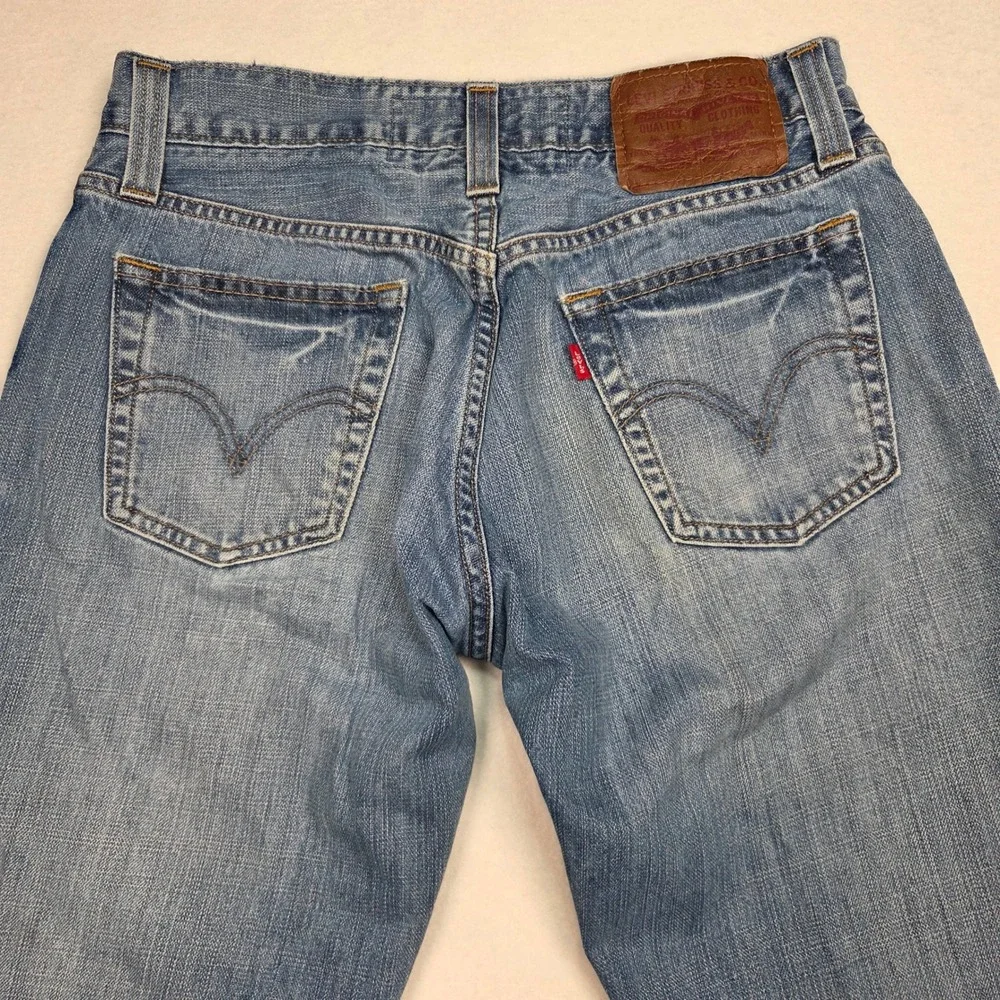 Levi's 527 Jeans Mens 30×30 (Fits 29×27) Blue Low Boot Cut Denim‎